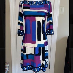 Beautiful block design Sz 6 dress